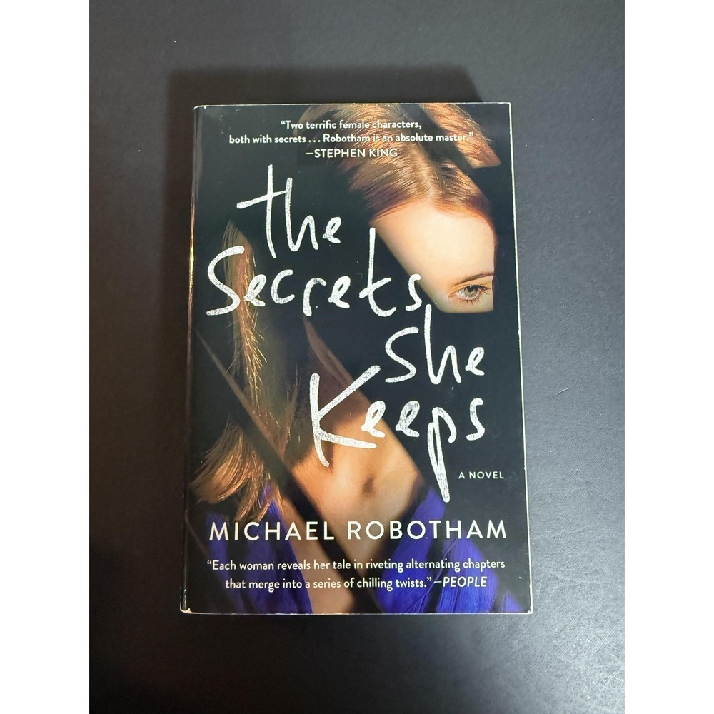 The Secrets She Keeps Michael Robotham Trade Paperback Black Scribner 2018 Crime